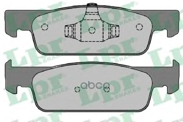 Колодки тормозные дисковые 05P1702 Lpr арт. 05P1702