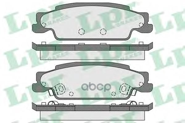 Колодки задние CADILLAC CTS 02-13, STS 05-12 05P1705 Lpr арт. 05P1705