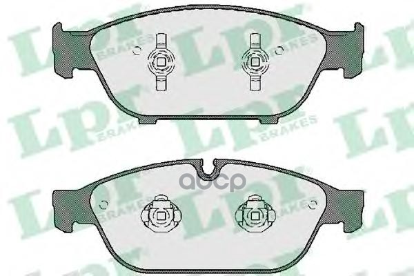 Колодки тормозные дисковые 05P1743 Lpr арт. 05P1743