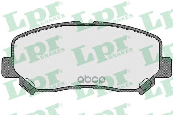 Колодки тормозные дисковые 05P1748 Lpr арт. 05P1748