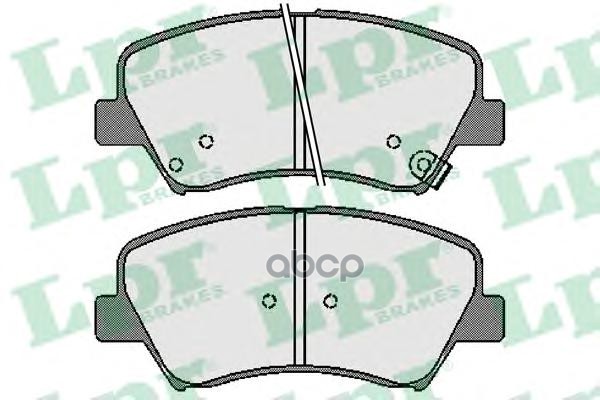 Колодки тормозные дисковые 05P1753 Lpr арт. 05P1753