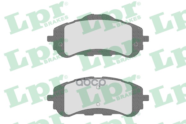 Колодки тормозные дисковые 05P1845 Lpr арт. 05P1845