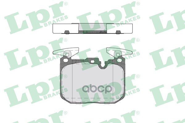 Колодки тормозные дисковые 05P1851 Lpr арт. 05P1851