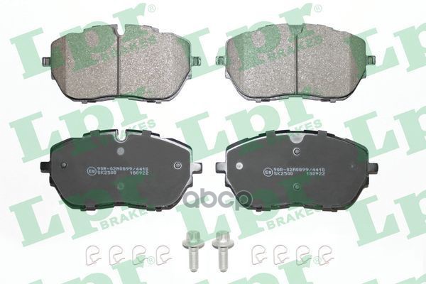 Комплект тормозных колодок дисковых LPR 05P1982 Lpr арт. 05P1982