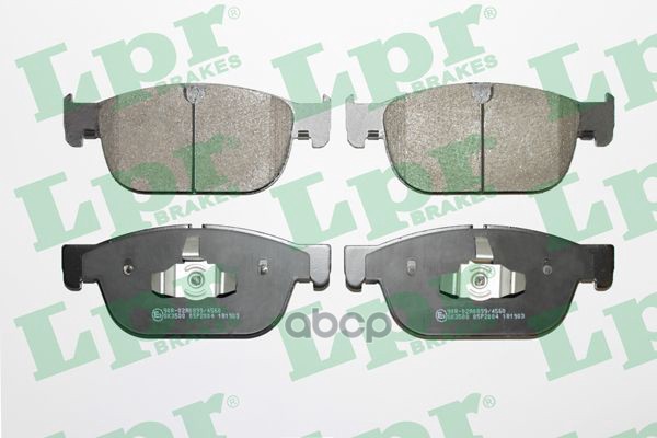 Колодки тормозные дисковые Lpr арт. 05P2004