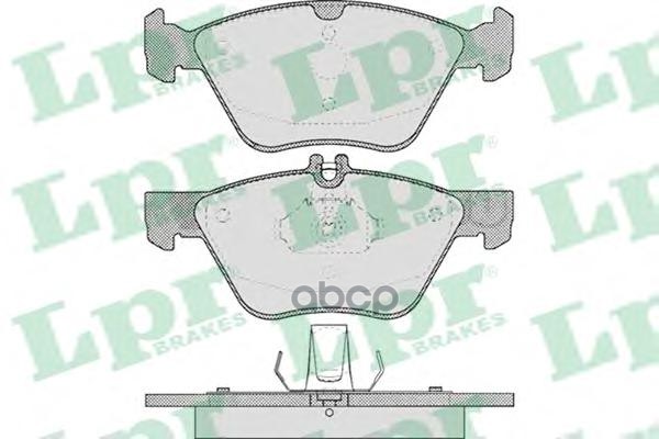 Колодки тормозные дисковые Lpr арт. 05P406