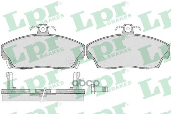 Колодки тормозные дисковые Lpr арт. 05P430