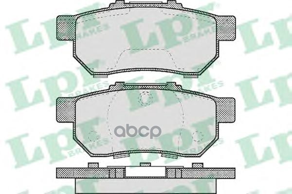 Колодки тормозные дисковые Lpr арт. 05P505