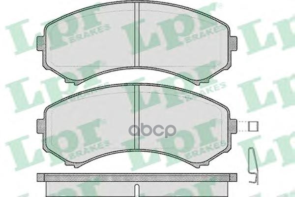 Комплект тормозных колодок 05P569 Lpr арт. 05P569