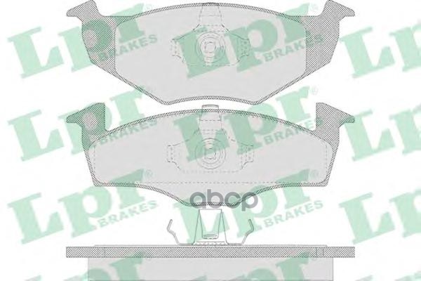 Комплект тормозных колодок 05P638 Lpr арт. 05P638