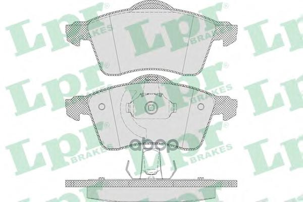 Комплект тормозных колодок 05P645 Lpr арт. 05P645