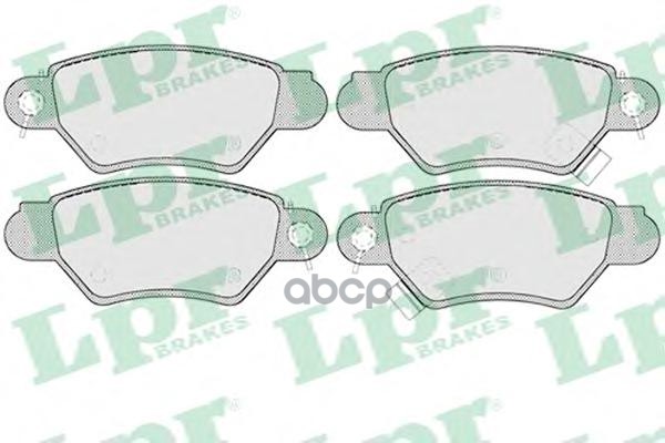 Колодки тормозные дисковые Lpr арт. 05P699