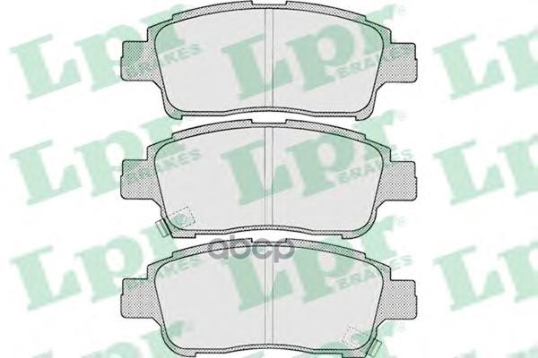 Комплект тормозных колодок 05P700 Lpr арт. 05P700