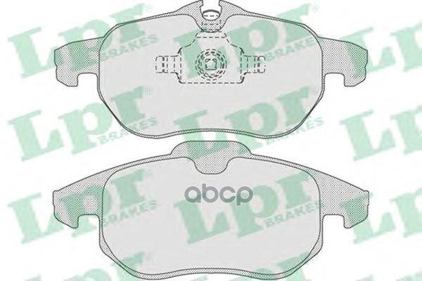Колодки тормозные дисковые Lpr арт. 05P814