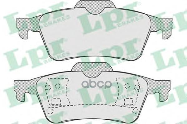 Колодки тормозные дисковые Lpr арт. 05P907
