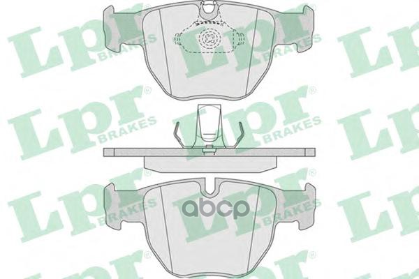 Комплект тормозных колодок 05P909 Lpr арт. 05P909