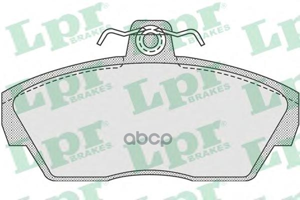 Колодки передние LAND ROVER FREELANDER I 05P922 Lpr арт. 05P922