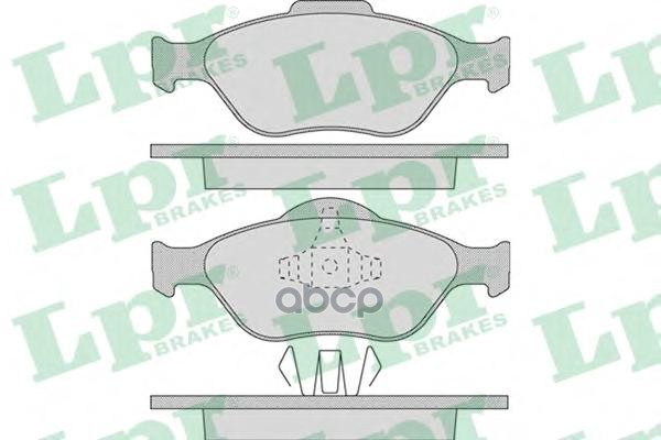 Комплект тормозных колодок 05P949 Lpr арт. 05P949