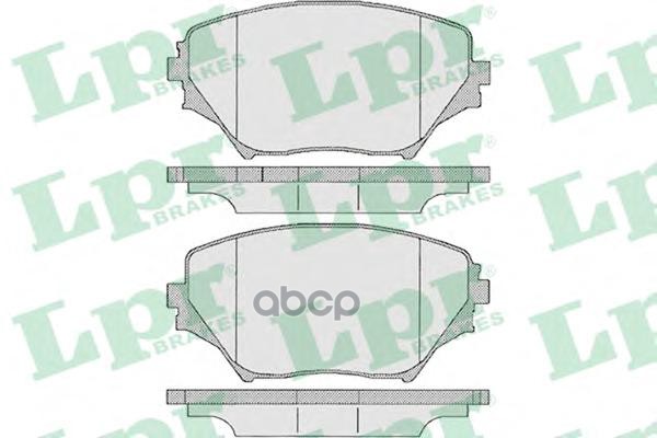 Комплект тормозных колодок 05P958 Lpr арт. 05P958