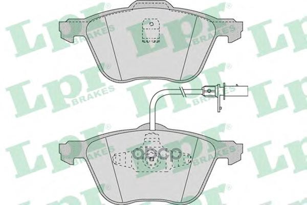 Комплект тормозных колодок 05P971 Lpr арт. 05P971