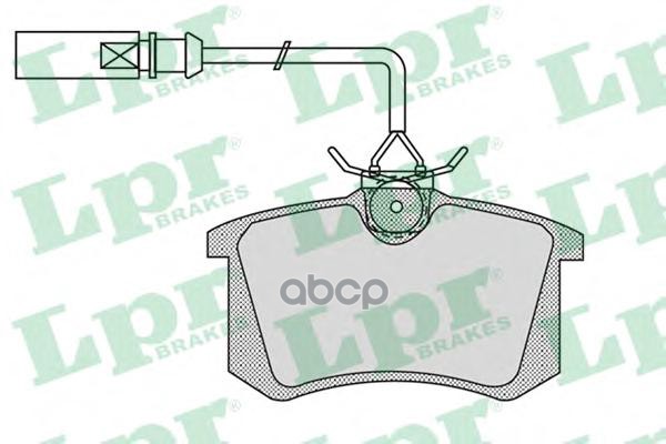 Комплект тормозных колодок 05P980 Lpr арт. 05P980
