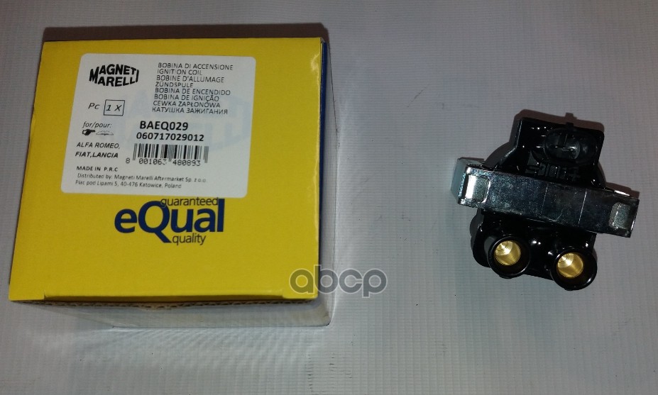 Катушка зажигания MAGNETI MARELLI арт. baeq029