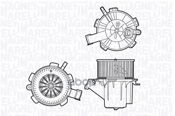 Вентилятор MAGNETI MARELLI арт. mte706ax