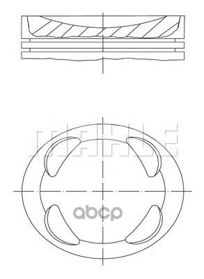 Поршень В Комплекте MAHLE арт. 081pi00104000