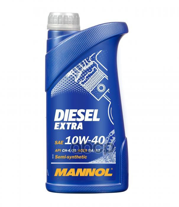 MANNOL Масло моторное MANNOL Diesel Extra 10W-40 полусинтетическое 1 л 1105