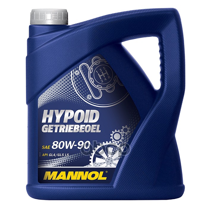 Масло трансмиссионное минеральное 8106 Hypoid 80W90 GL-4/5 4л MANNOL арт. 1354