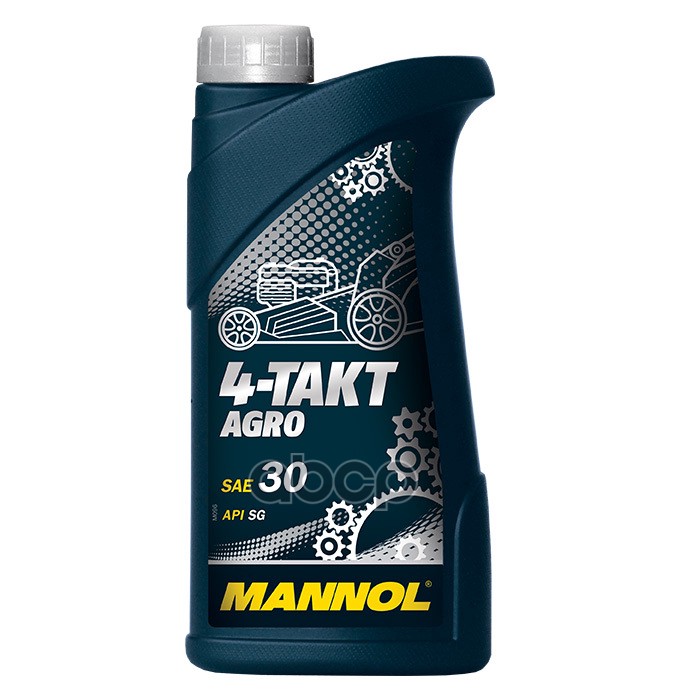 Масло моторное минеральное сад.техника 7203 4T Agro 30 SG, MA2 1л MANNOL арт. 1440