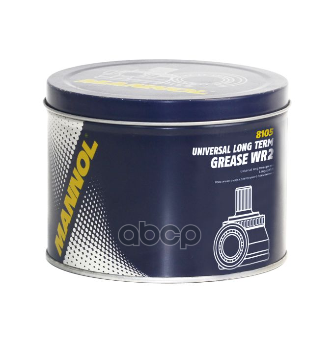 8105 Смазка многоцелевая UNIVERSAL LONG TERM GREASE WR-2 (800g) MANNOL арт. 2447