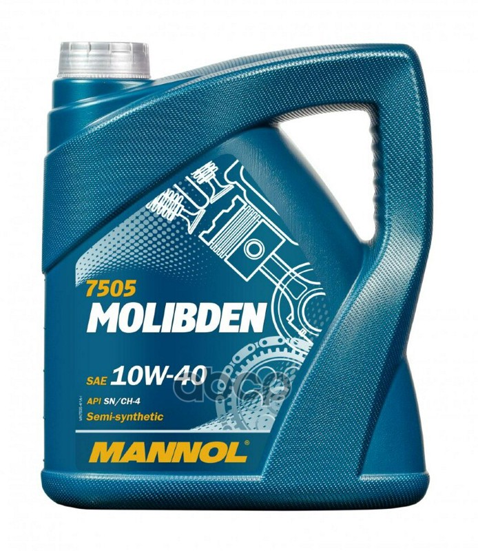MANNOL Масло моторное Molibden SAE 10W-40 API SN/CH-4  4л