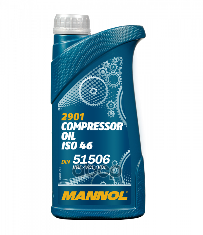Масло компрессорное 2901 Compressor Oil ISO 46 1л MANNOL арт. MN29011