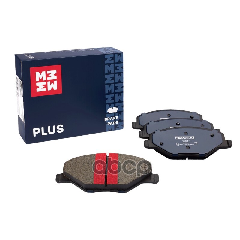 Торм. колодки дисковые передн. PLUS Skoda Fabia II, III 07-, Rapid I, II 12-, VW Polo Sedan I, II 10 MARSHALL арт. M2625681P