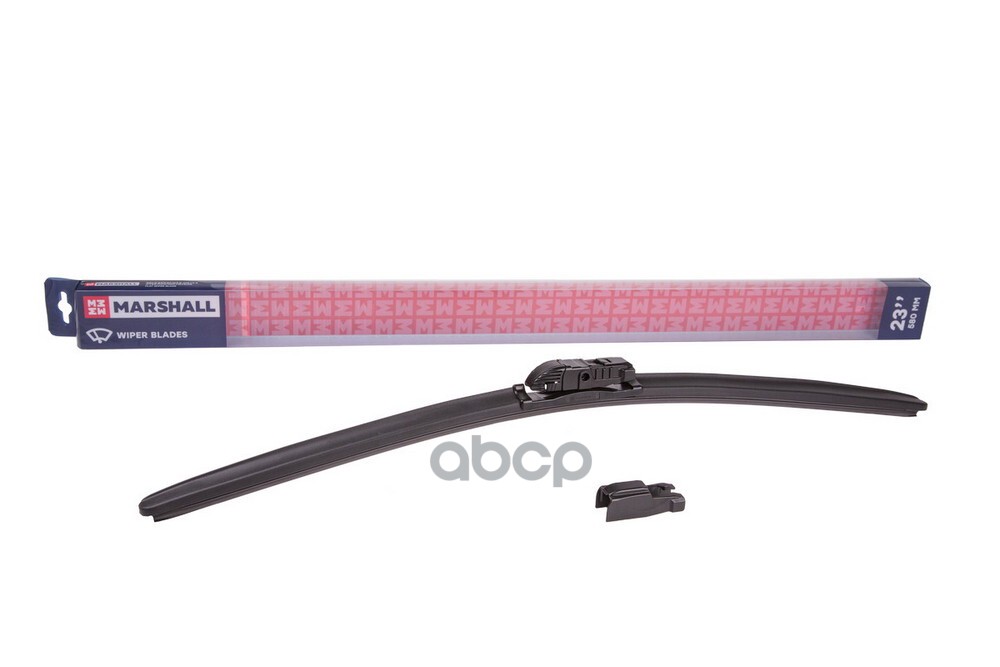 Щетка стеклоочистителя бескаркасная 23” / 58 см hook, side pin, push/pinch button 19 mm (MW5230) MARSHALL арт. MW5230