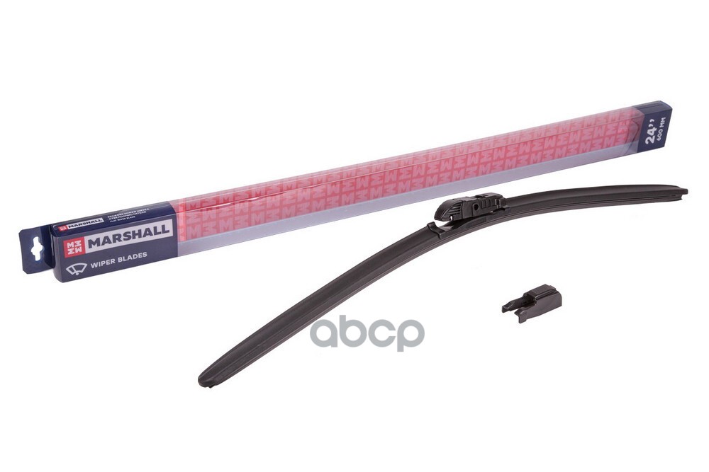 Бескаркасная щетка стеклоочистителя  24”  60 см hook side pin pushpinch button 19 mm MW6137 MARSHALL арт. MW6137