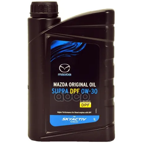MAZDA Масло моторное MAZDA Supra DPF 0W-30 1 л 8300-77-1767