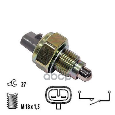Датчик включения заднего хода Toyota Camry Japan 86-90 / Corolla 87-92 MEAT & DORIA арт. 36021