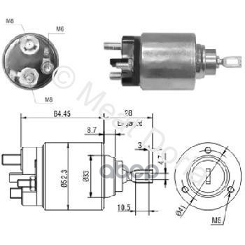 Втягивающее Реле Стартера MEAT & DORIA арт. 46040
