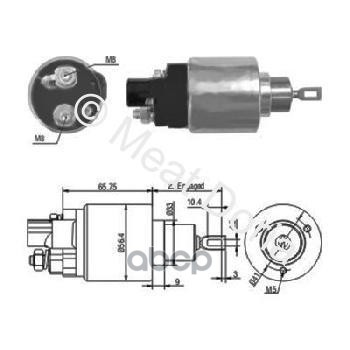 Реле Втягивающее Toyota Corolla (E11)   Avensis (T22) 1.6 1.8 MEAT & DORIA арт. 46070