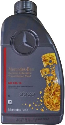 Масло трансмиссионное синтетическое ATF MB 236.14 1л MERCEDES-BENZ арт. A000989260411BTLR
