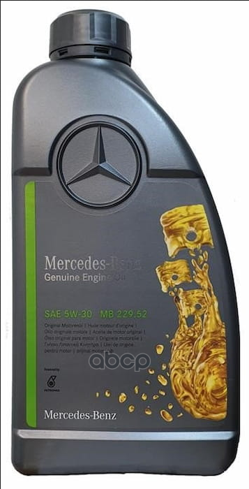 MERCEDES-BENZ Масло моторное MERCEDES-BENZ MB 229.52 5W-30 1 л A000 989 70 06 11 ABDE
