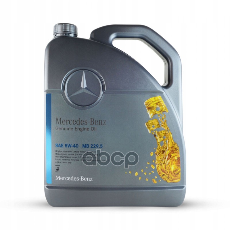 Масло Моторное Синтетическое 5W40 Mb 229.5 5Л MERCEDES-BENZ арт. A000989860613AAEW
