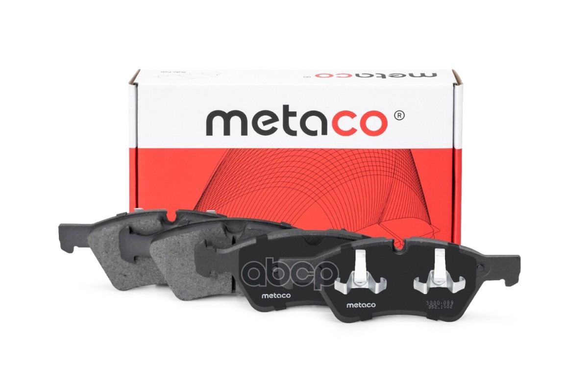 Колодки тормозные передние к-кт 3000089 METACO арт. 3000-089