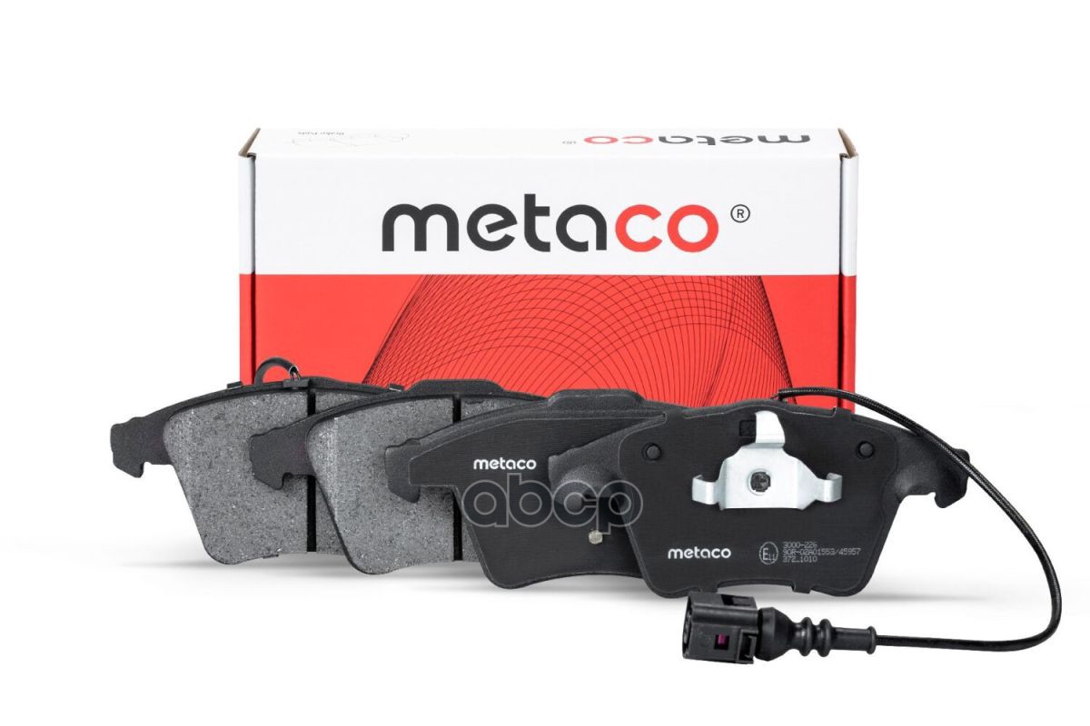 Колодки тормозные передние к-кт 3000226 METACO арт. 3000-226