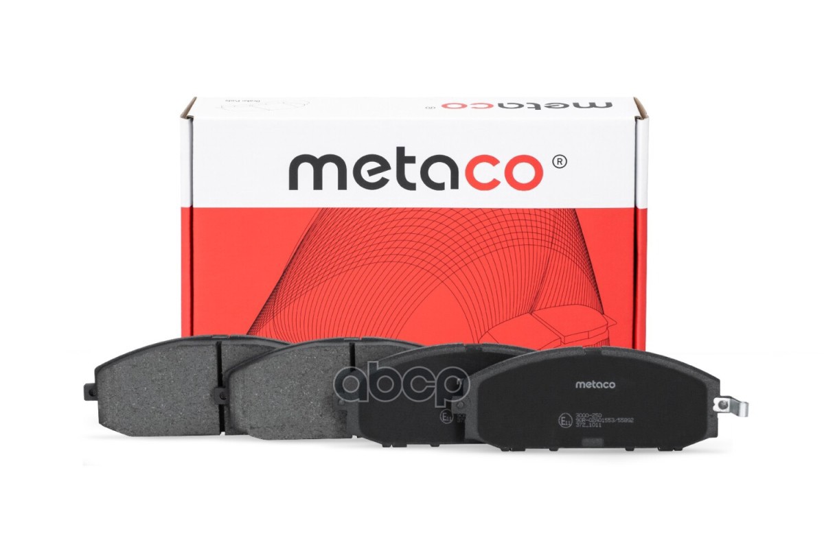 Колодки тормозные передние к-кт METACO арт. 3000250