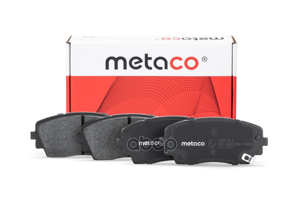 Колодки Тормозные Передние К-Кт Kia Picanto/Morning 2011> Metaco 3000-314 METACO арт. 3000-314