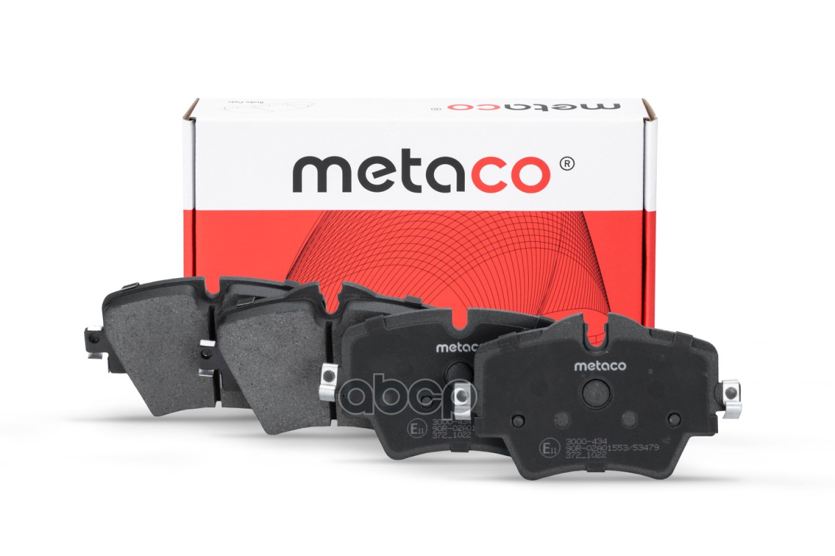 Колодки тормозные передние к-кт METACO арт. 3000-434