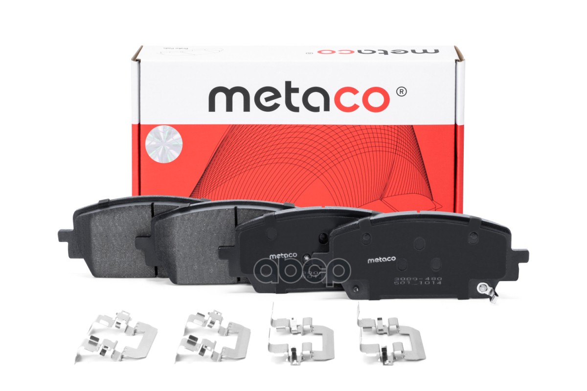 Колодки тормозные передние к-кт METACO арт. 3000-480